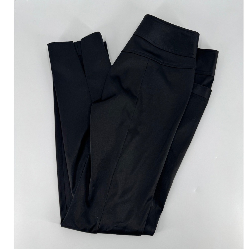 EXPRESS DESIGNSTUDIO Black Stretch Waist Pants Women Size 2